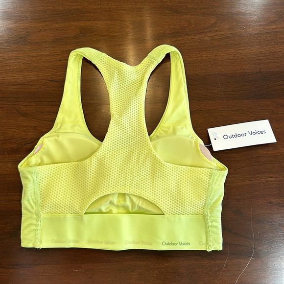 Outdoor Voices Doing Things Thrive Bra in Margarita XXS - Picture 6 of 7